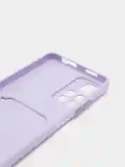 Сиреневый чехол для Xiaomi Poco M4 Pro 5G, Redmi Note 11 5G, Note 11S 5G, с карманом для карт