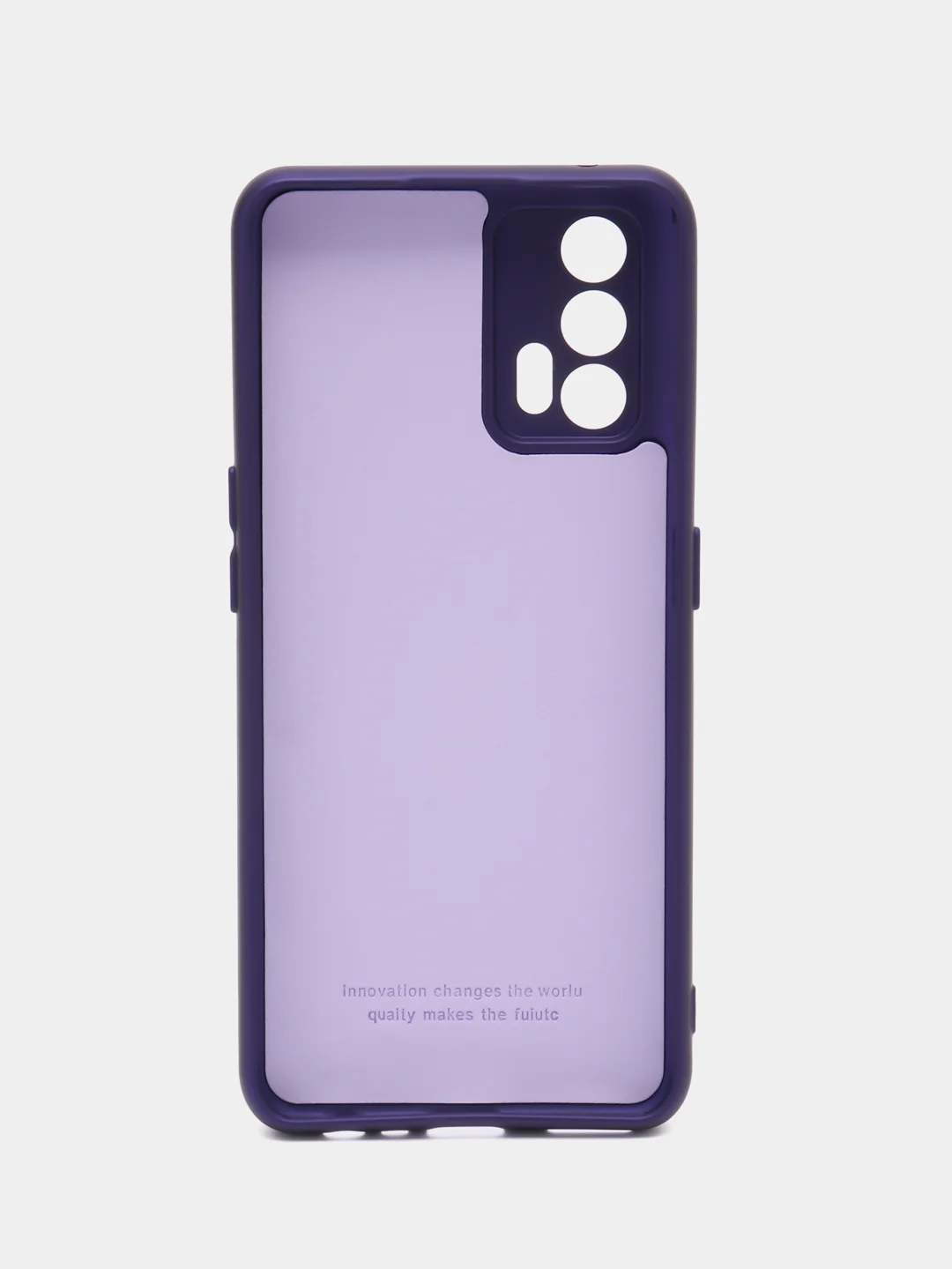 Фиолетовый чехол силиконовый для Realme GT Neo 2T (Реалми ГТ Нео 2Т)