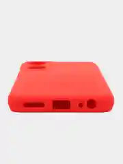Красный чехол силиконовый для Tecno Pop 6 Pro, Silicone Cover