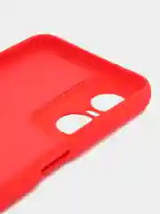 Красный чехол силиконовый для Tecno Pop 6 Pro, Silicone Cover