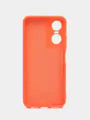 Рыжий чехол силиконовый для Tecno Pop 6 Pro, Silicone Cover