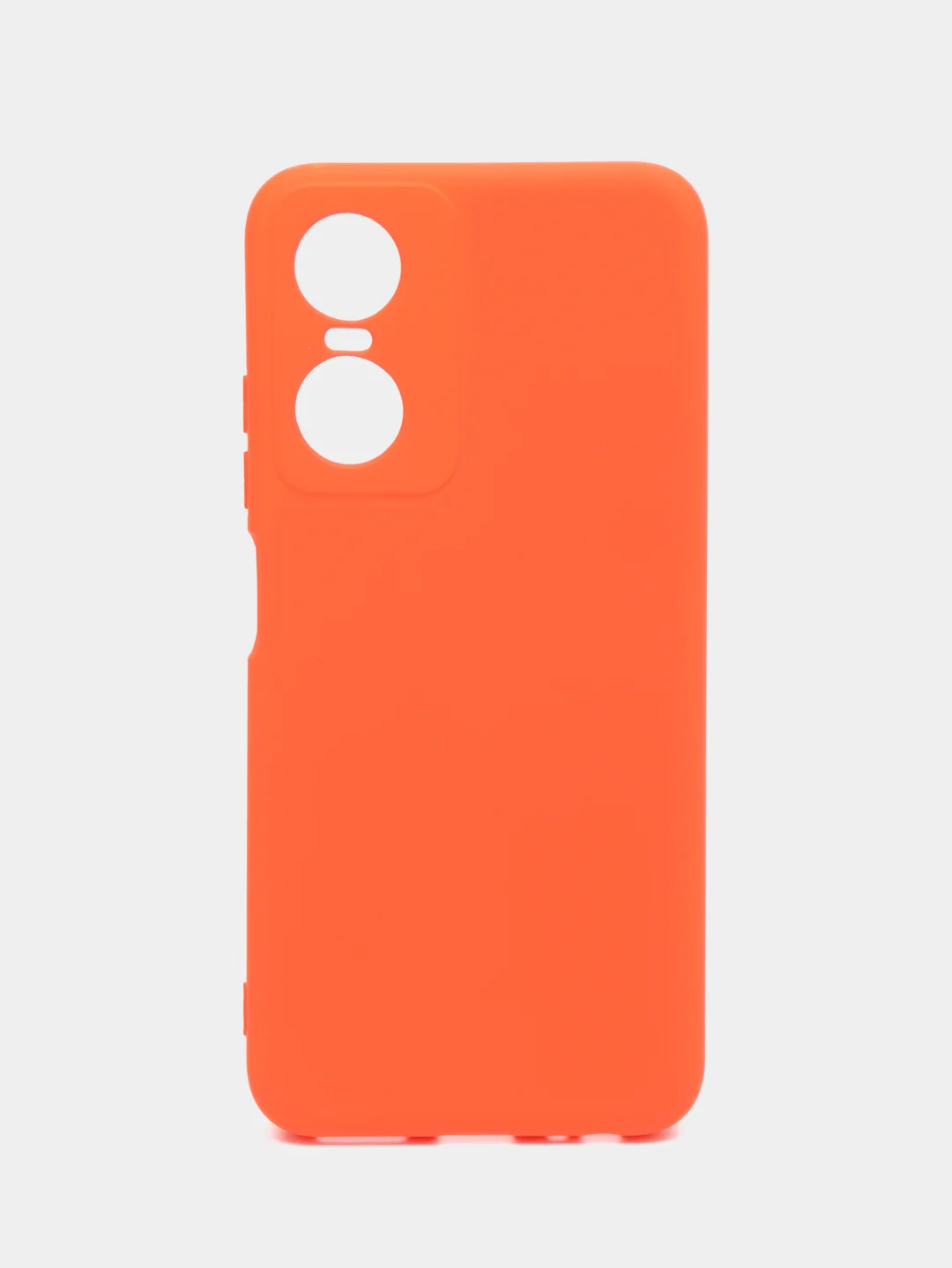 Рыжий чехол силиконовый для Tecno Pop 6 Pro, Silicone Cover