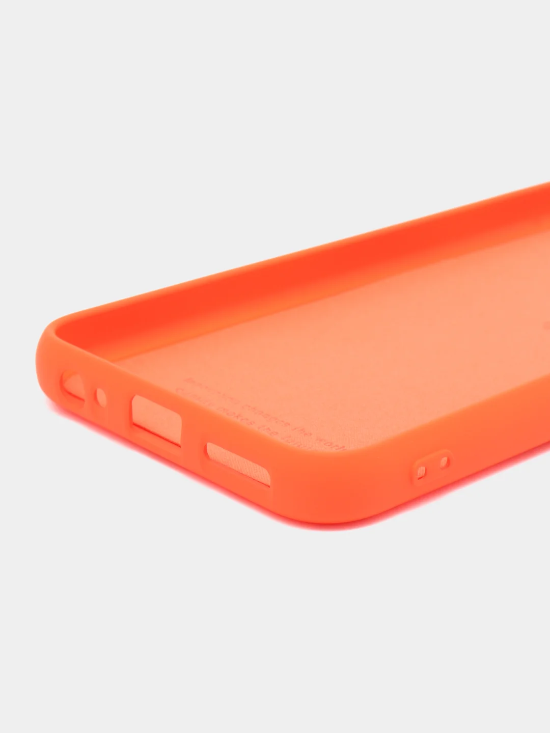 Рыжий чехол силиконовый для Tecno Pop 6 Pro, Silicone Cover