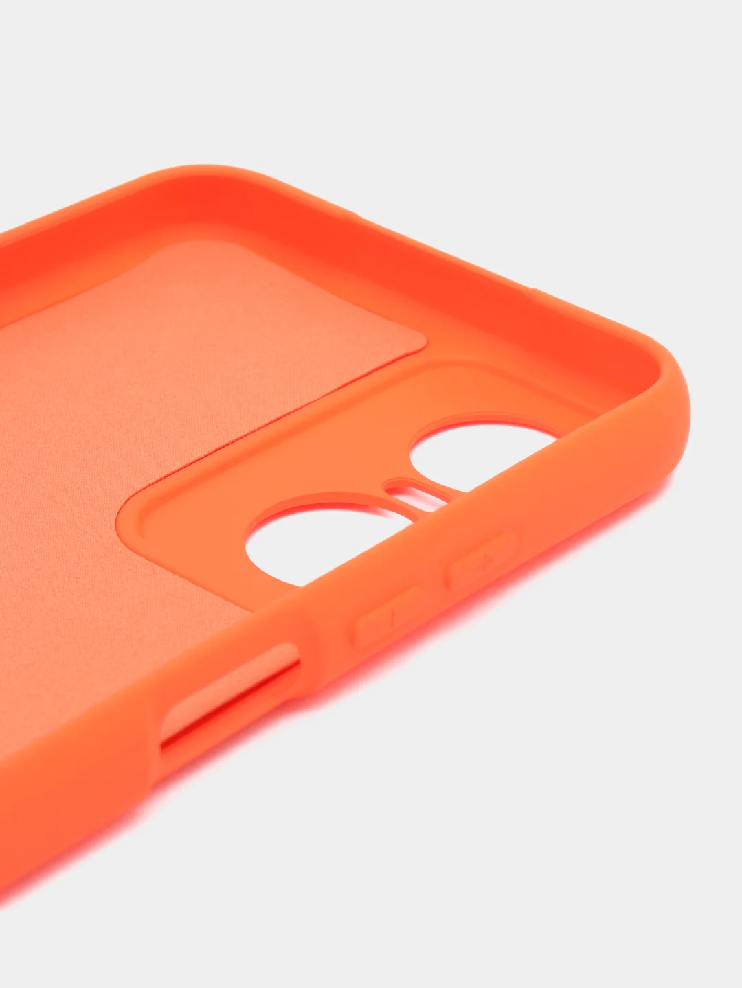 Рыжий чехол силиконовый для Tecno Pop 6 Pro, Silicone Cover