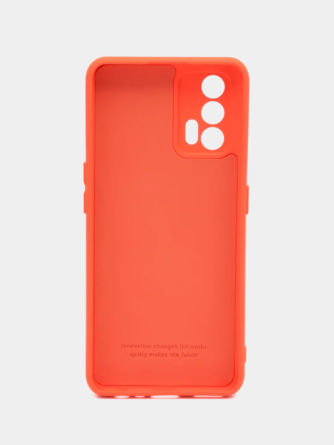 Рыжий чехол силиконовый для Realme GT Neo 2T (Реалми ГТ Нео 2Т)