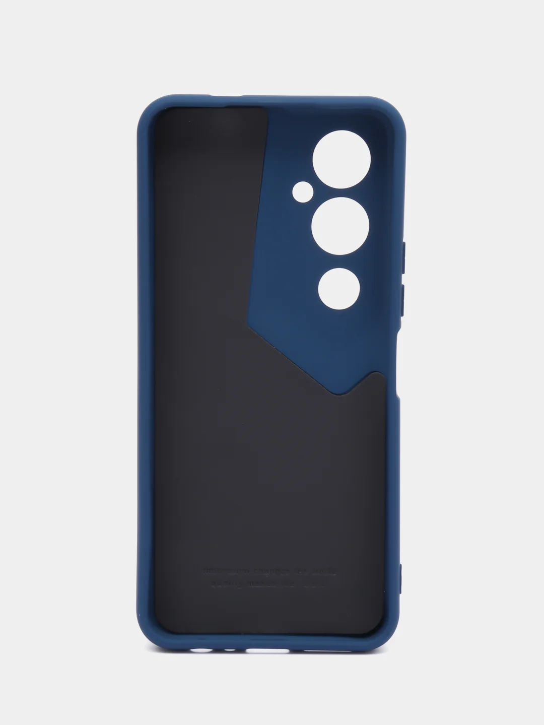 Темно-синий чехол силиконовый для Tecno Pova 4 Pro
