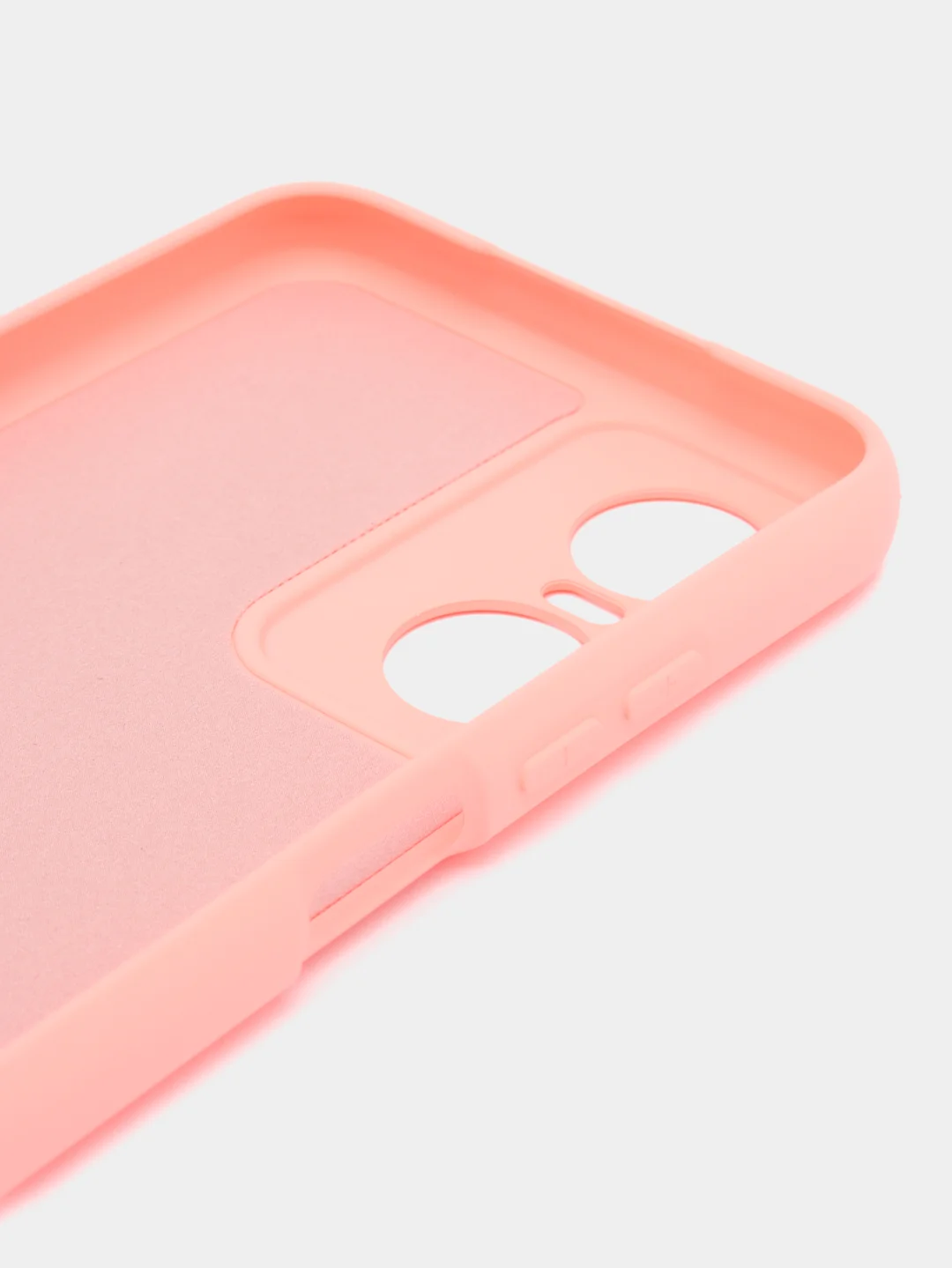 Розовый чехол силиконовый для Tecno Pop 6 Pro, Silicone Cover