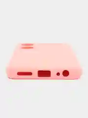 Розовый чехол силиконовый для Tecno Pop 6 Pro, Silicone Cover