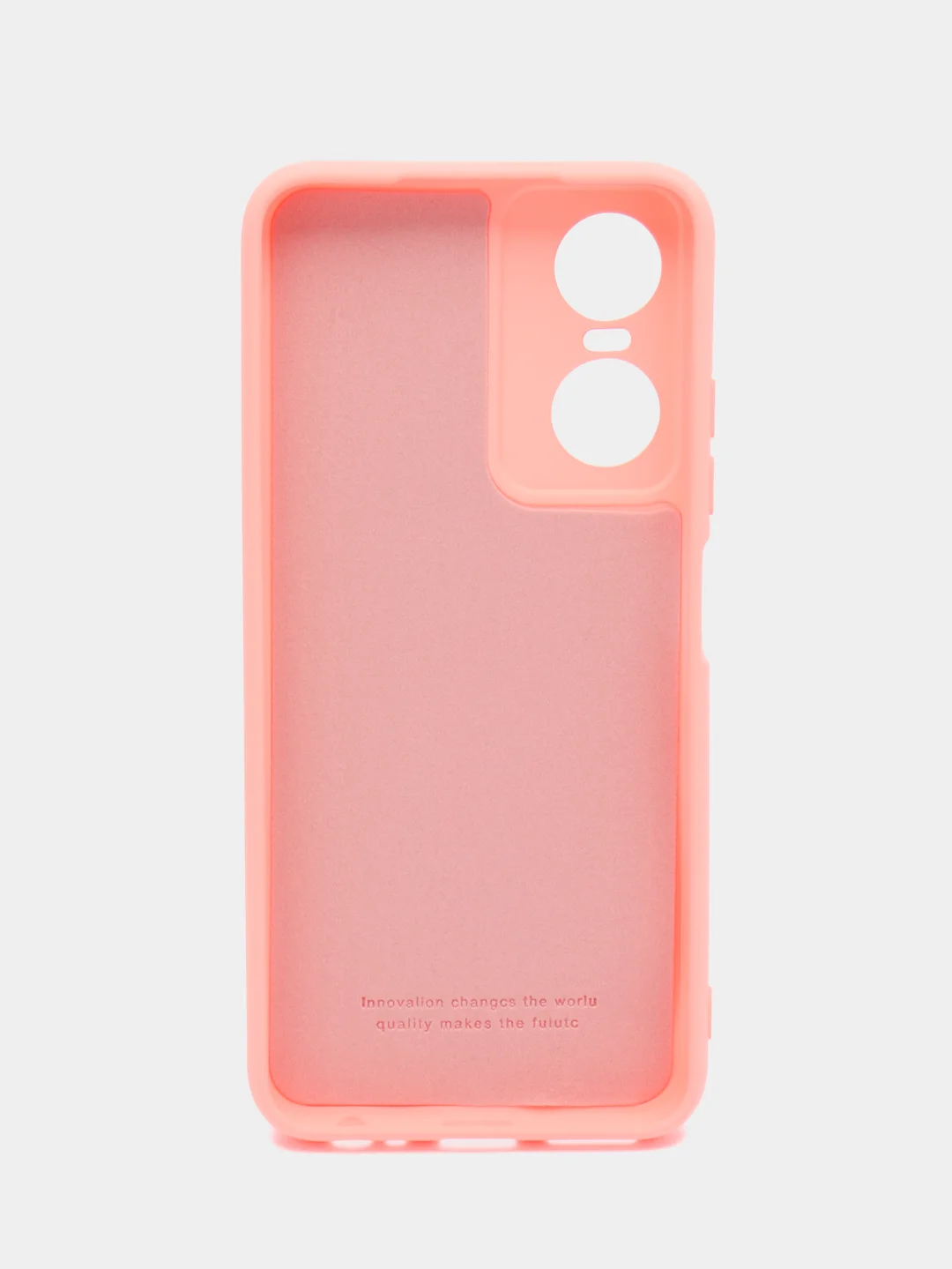 Розовый чехол силиконовый для Tecno Pop 6 Pro, Silicone Cover