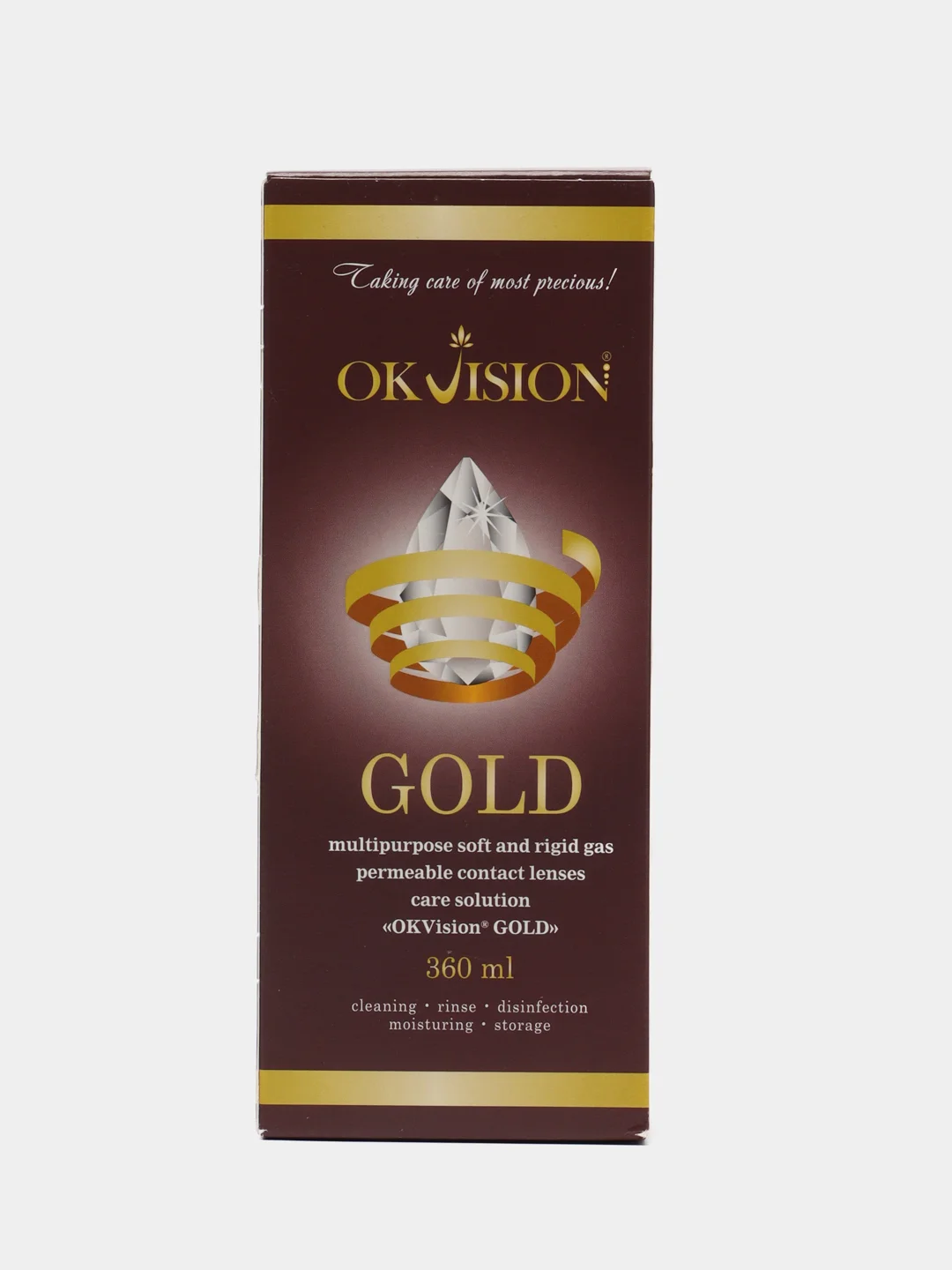 Раствор для линз OKVision GOLD, 360 мл
