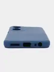 Темно-синий чехол силиконовый для Tecno Pop 6 Pro, Silicone Cover