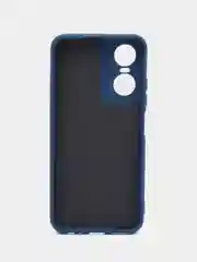 Темно-синий чехол силиконовый для Tecno Pop 6 Pro, Silicone Cover