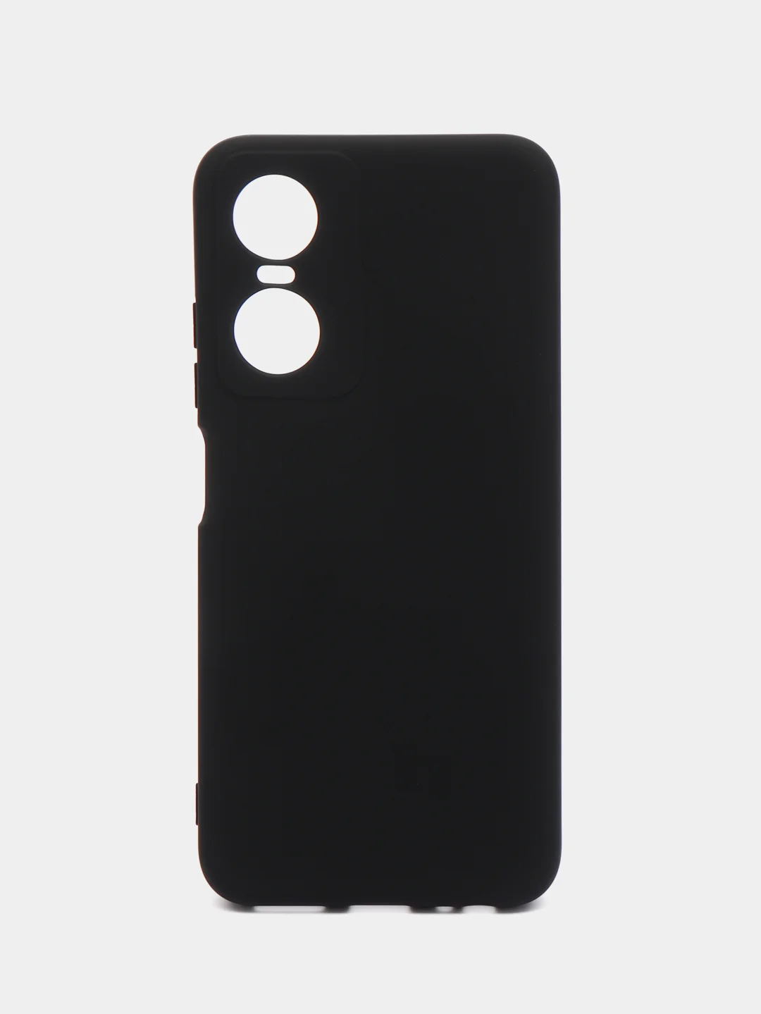 Черный чехол силиконовый для Tecno Pop 6 Pro, Silicone Cover