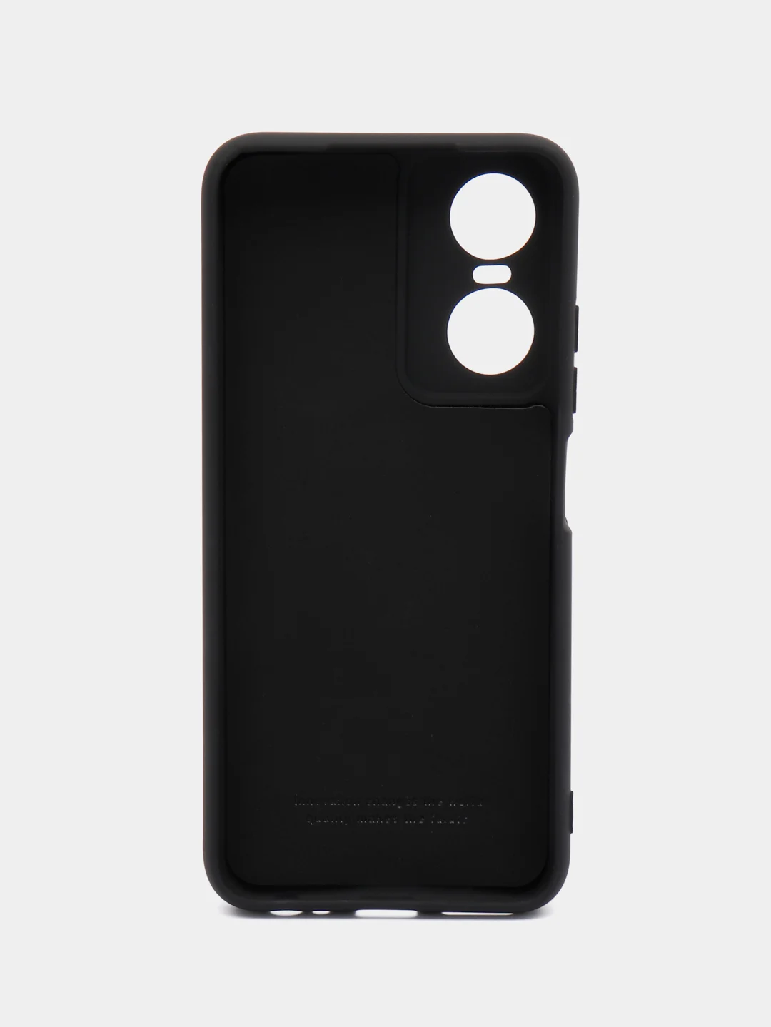 Черный чехол силиконовый для Tecno Pop 6 Pro, Silicone Cover