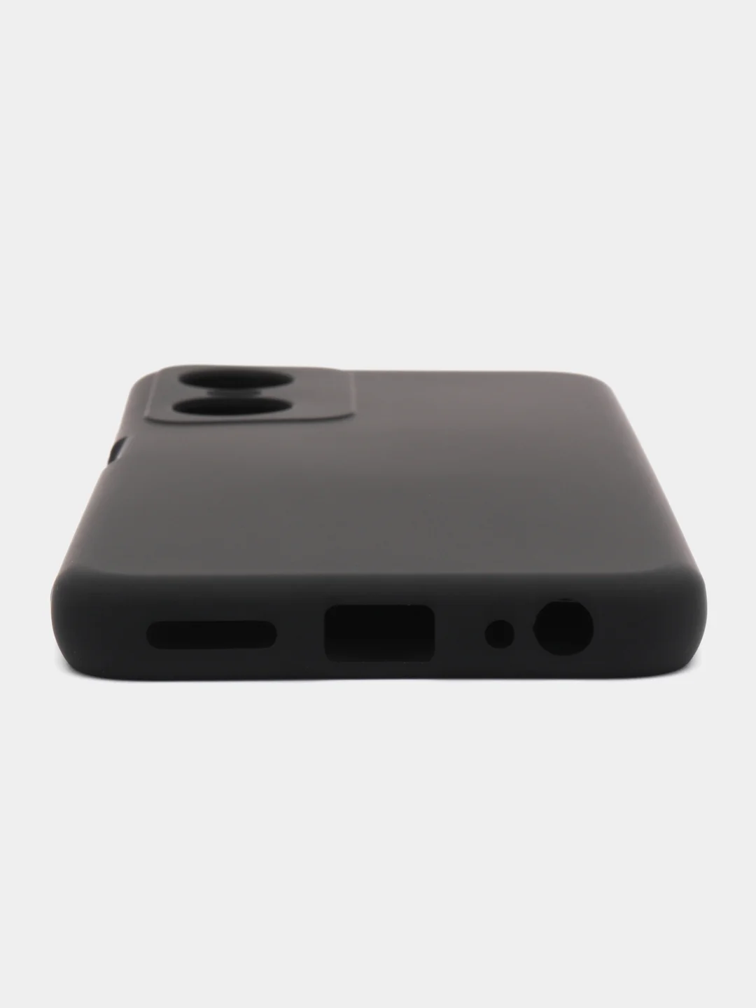 Черный чехол силиконовый для Tecno Pop 6 Pro, Silicone Cover