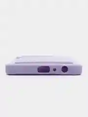Сиреневый силиконовый чехол для Samsung Galaxy A23 (Самсунг Галакси А23), с карманом для карт
