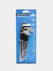 Набор имбусовых ключей VertexTools, звездочки, 9 штук, 18 см