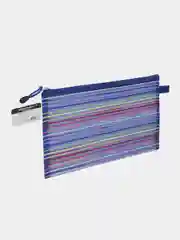 Папка-конверт на молнии формат B5+ (310х220 мм),  BRAUBERG "Stripes"