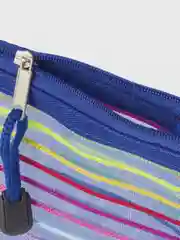 Папка-конверт на молнии формат B5+ (310х220 мм),  BRAUBERG "Stripes"