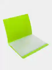 Папка 40 вкладышей BRAUBERG "Neon", 25 мм, неоновая, зеленая