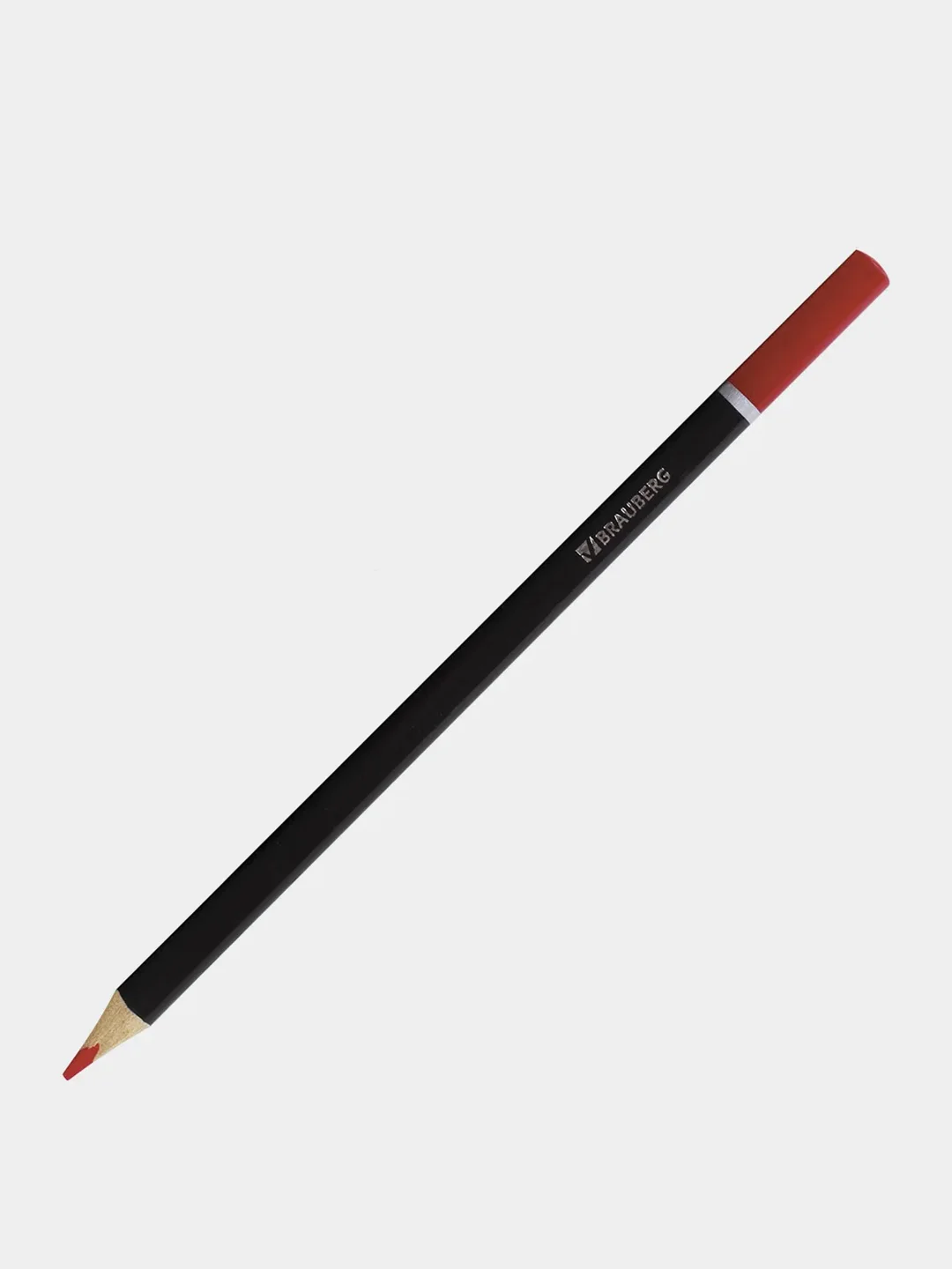 Карандаши цветные BRAUBERG Artist line, 12 цветов, черный корпус, 180539