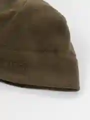 Приглушённый хаки шапка флисовая, двойная