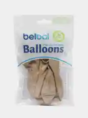 Золотой воздушные шары Belbal "Хром", 14", 36 см, 12 штук