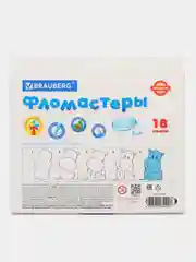Фломастеры BRAUBERG PREMIUM, 18 цветов