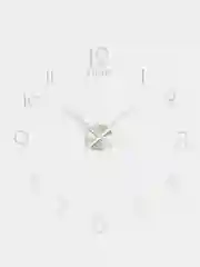Серебряный часы настенный 3Д - аппликация "Сделай сам", 100-120 см