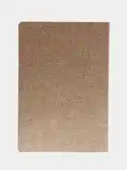 Тетрадь A5 48л, сшивка, клетка, кожзам с блестками, золотой, BRAUBERG SPARKLE, 403851