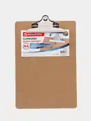 Доска-планшет BRAUBERG "Eco" с прижимом бабочка, А4, (230х326 мм), МДФ, 3 мм, 232228