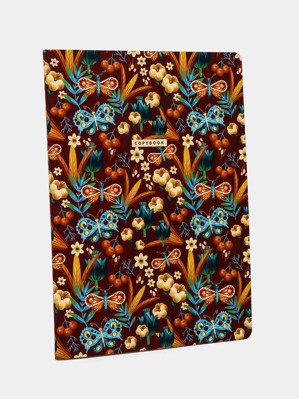 Тетрадь Бабочки, В5, клетка, SoftTouch, 60 л, BRAUBERG
