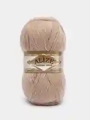 Коричневый пряжа Alize Angora Gold, 20% Шерсть 80% Акрил, 100 г, 550 м (часть 1)