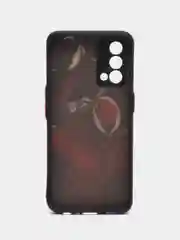 Багровый чехол с рисунком на Realme GT Master Edition (Реалми ГТ Мастер Эдишн)