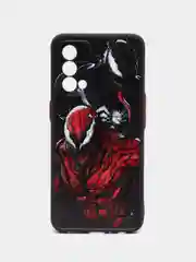 Багровый чехол с рисунком на Realme GT Master Edition (Реалми ГТ Мастер Эдишн)