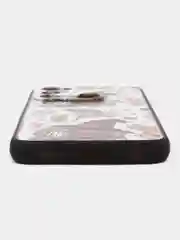 Тёмно-бордовый чехол с рисунком на Tecno Spark 8C и Tecno Go 2022 (Текно Спарк 8С и Текно Го 2022)