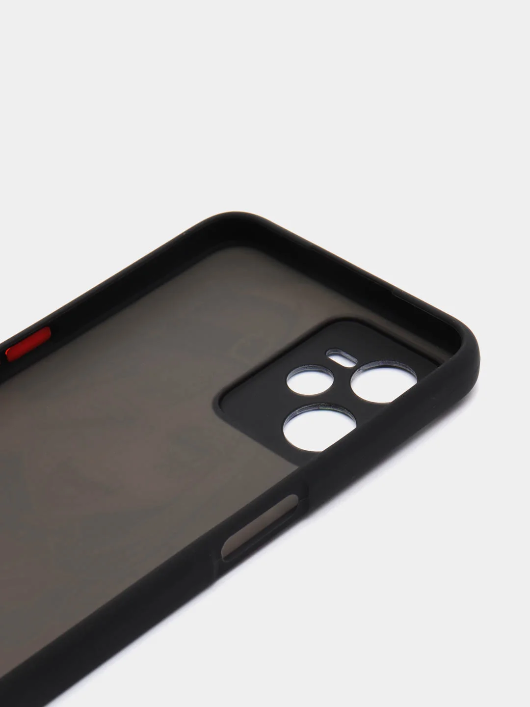 Сиреневый чехол с рисунком на Realme C35 (Реалми С35)