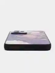 Фиолетовый чехол с рисунком на Realme C35 (Реалми С35)