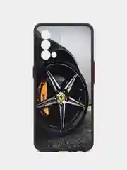 Серебряный чехол с рисунком на Realme GT Master Edition (Реалми ГТ Мастер Эдишн)