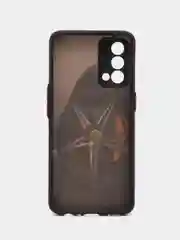 Серебряный чехол с рисунком на Realme GT Master Edition (Реалми ГТ Мастер Эдишн)