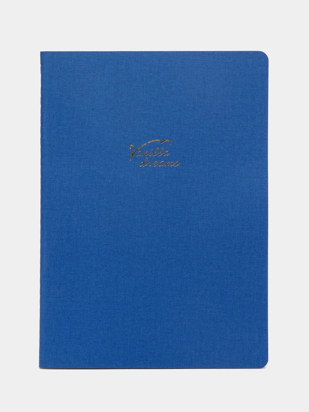 Тетрадь A5 (147х210мм) 48 л, клетка, экокожа под лён, синий, BRAUBERG PASTEL, 403872