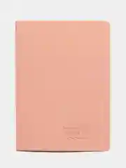 Тетрадь A5 48л, сшивка, в точку, кожзам SoftTouch, розовый, BRAUBERG RAINBOW, 403882