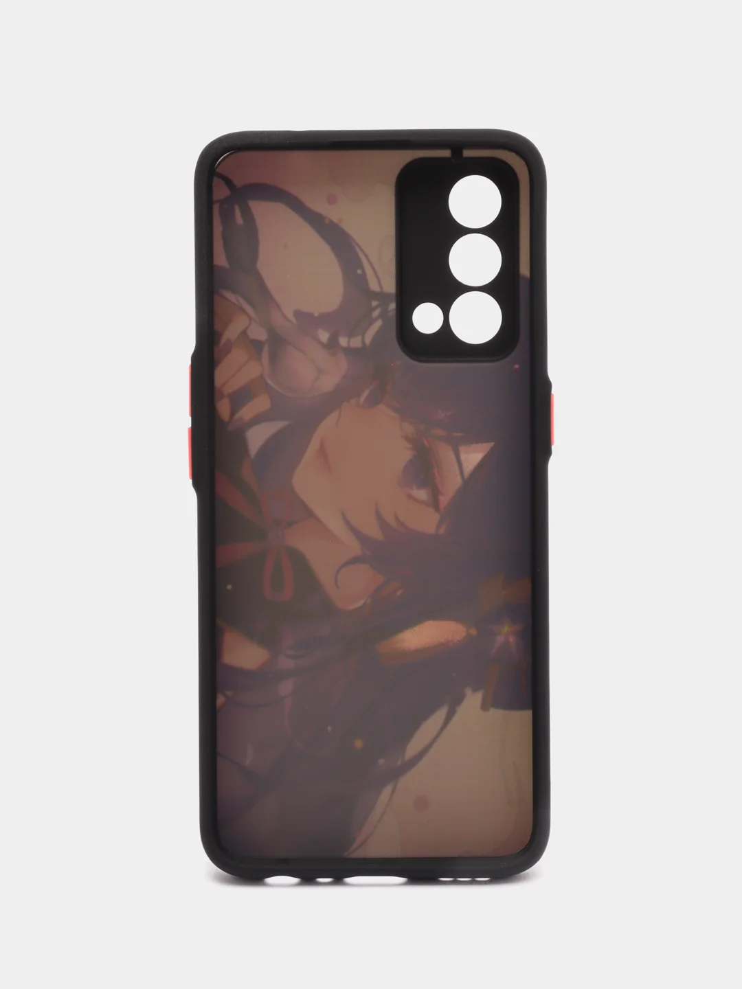 Фиолетовый чехол с рисунком на Realme GT Master Edition (Реалми ГТ Мастер Эдишн)