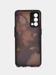 Фиолетовый чехол с рисунком на Realme GT Master Edition (Реалми ГТ Мастер Эдишн)