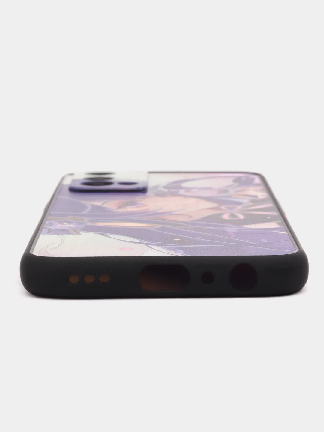 Фиолетовый чехол с рисунком на Realme GT Master Edition (Реалми ГТ Мастер Эдишн)