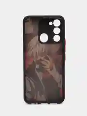 Коралловый чехол с рисунком на Tecno Spark 8C и Tecno Go 2022 (Текно Спарк 8С и Текно Го 2022)