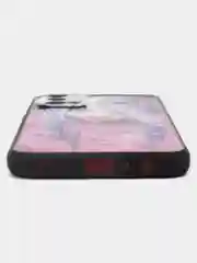 Сиреневый чехол с рисунком на Realme GT Master Edition (Реалми ГТ Мастер Эдишн)