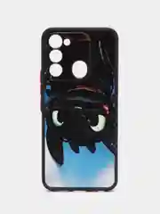 Угольный чехол с рисунком на Tecno Spark 8C и Tecno Go 2022 (Текно Спарк 8С и Текно Го 2022)