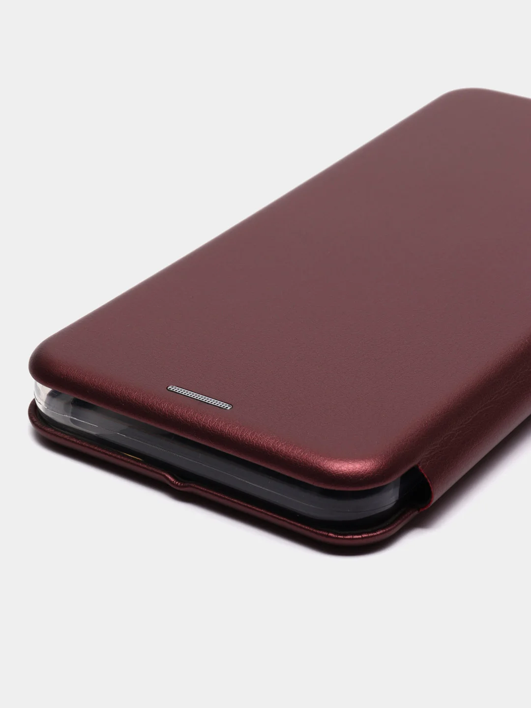 Багровый чехол-книжка Infinix HOT 12 Pro (Инфиникс Хот 12 Про)