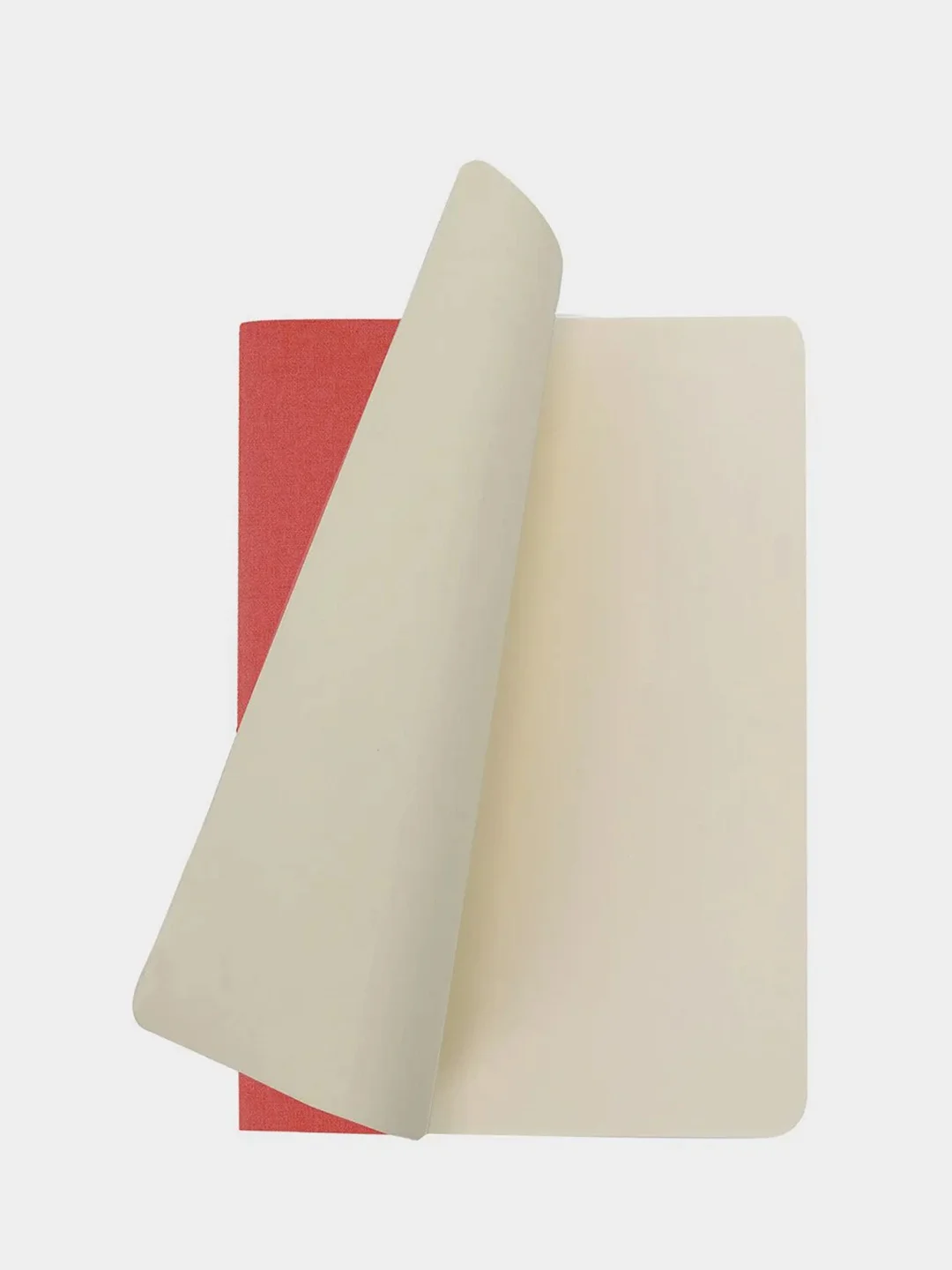 Тетрадь B5 60л, клетка, экокожа под лён, коралловый, BRAUBERG PASTEL, 403873